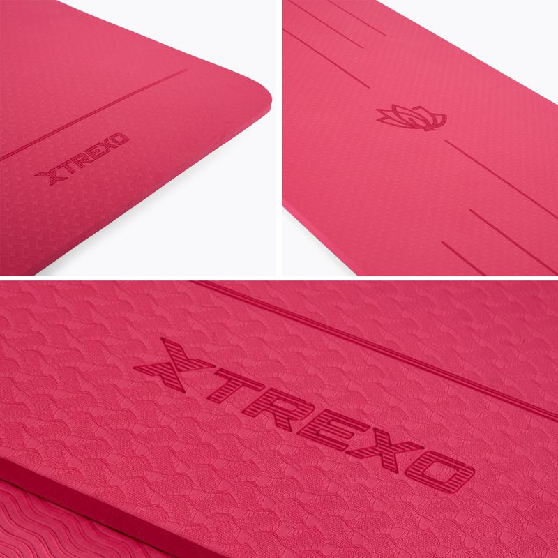Fitnessmatte XTREXO TXO-B4Z002-PK 6 mm Rosa 4
