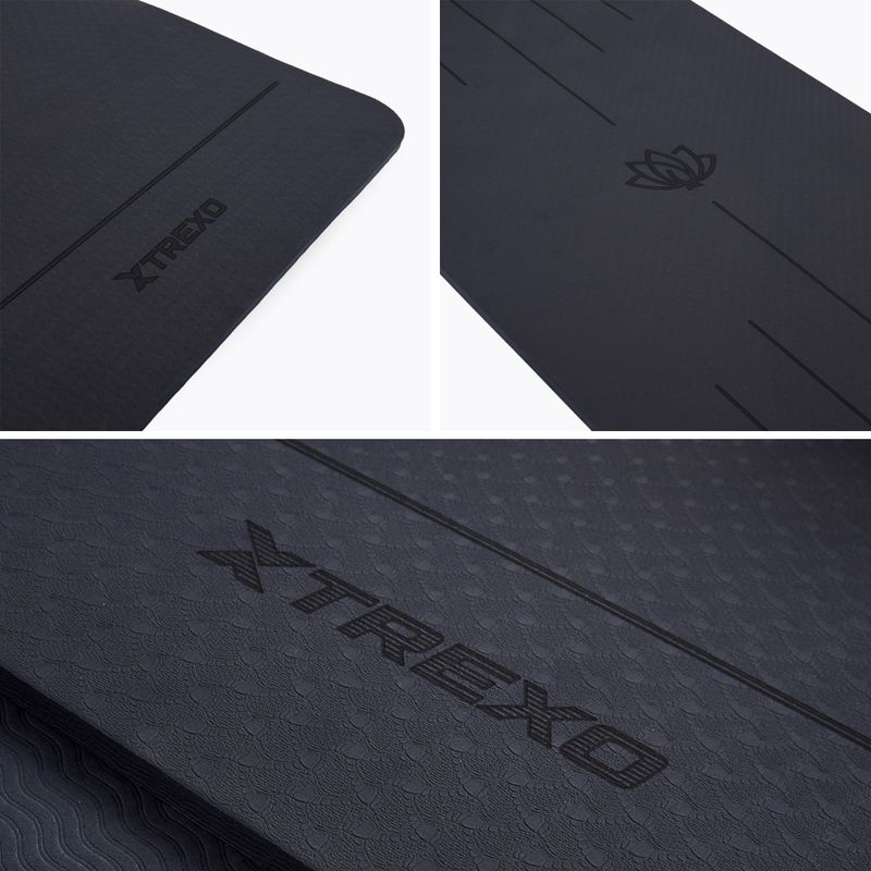 Fitnessmatte TREXO TXO-B4Z002-CH 6 mm Dunkelgrau 4