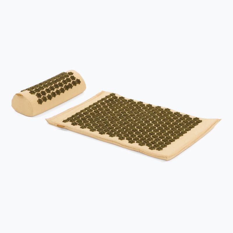 Akupressurmatte XTREXO mit Kopfkissen TXO-B4Z004-BZ Braun