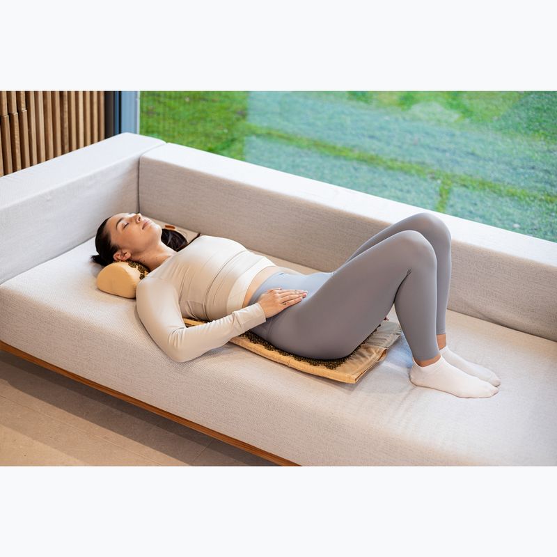 Akupressurmatte XTREXO mit Kopfkissen TXO-B4Z004-BZ Braun 4