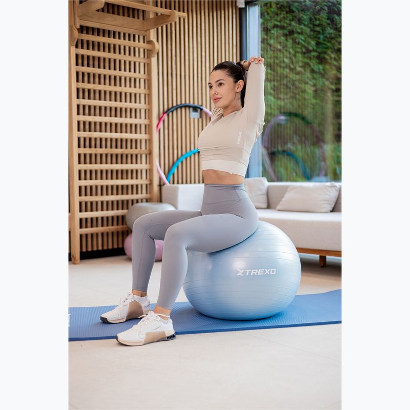 Gymnastikball XTREXO TXO-B4Z008-BL 65 cm Blau 3
