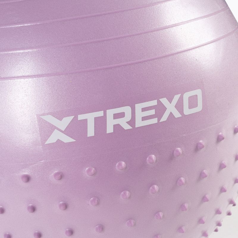 Massage-Gymnastikball XTREXO TXO-B4Z020-VT 55 cm Lila 6