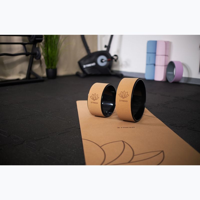 Yoga-Ring XTREXO aus Kork TXO-B4Z023-NC natürlich 9