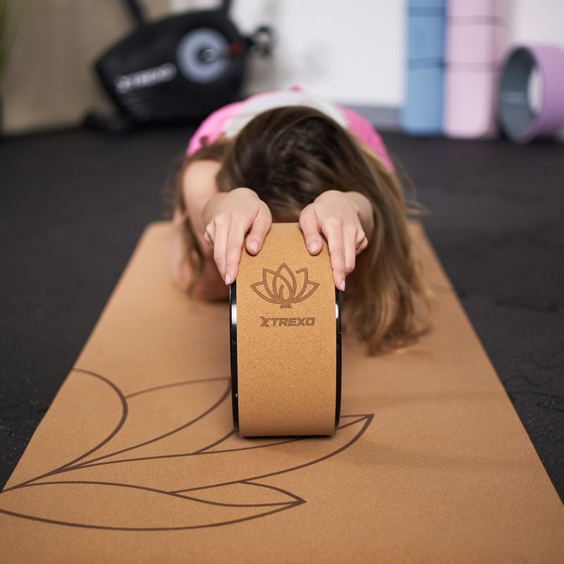 Yoga-Ring XTREXO aus Kork TXO-B4Z024-NC natürlich 6