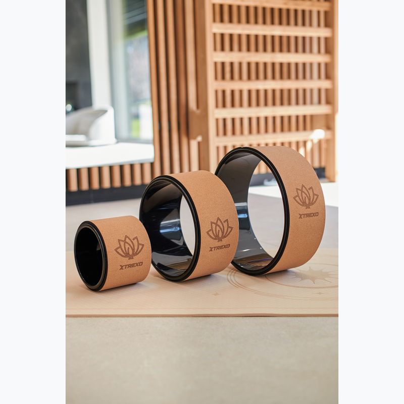 Yoga-Ring XTREXO aus Kork TXO-B4Z025-NC natürlich 3