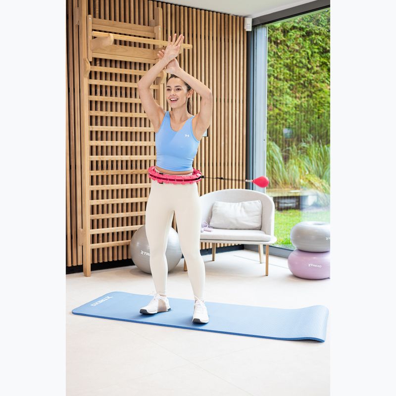 Hula-Hoop-Reifen mit Gewicht TREXO TXO-B4Z036-PK rosa