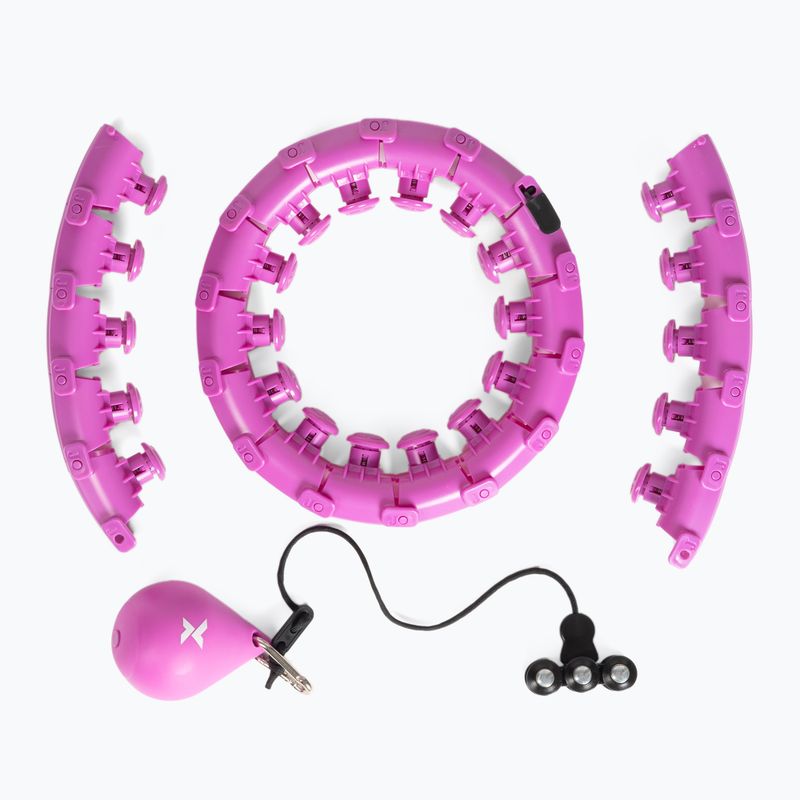 TREXO TXO-B4Z036-VT Hula-Hoop-Reifen mit Gewicht lila