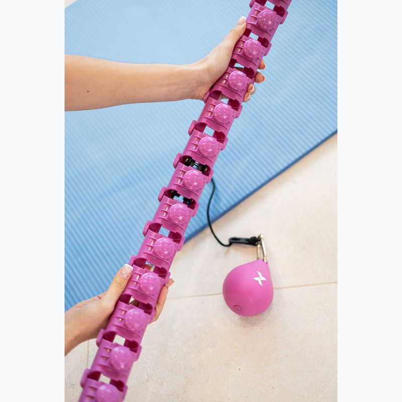TREXO TXO-B4Z036-VT Hula-Hoop-Reifen mit Gewicht lila