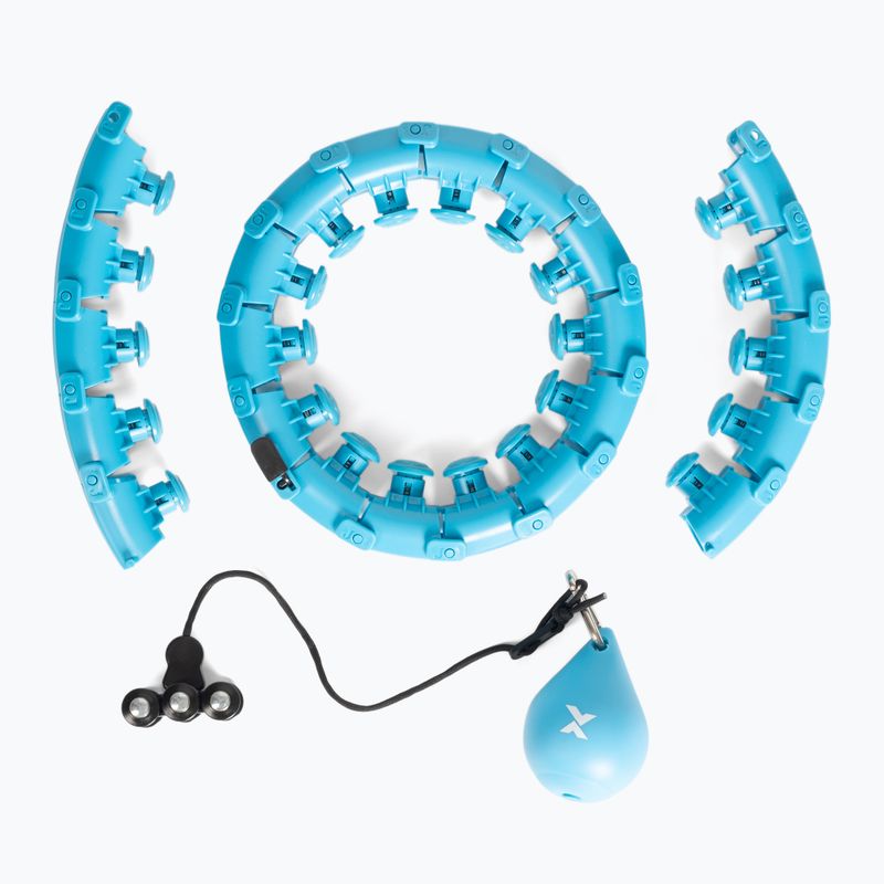 TREXO Hula-Hoop-Reifen mit Gewicht TXO-B4Z036-GN blau