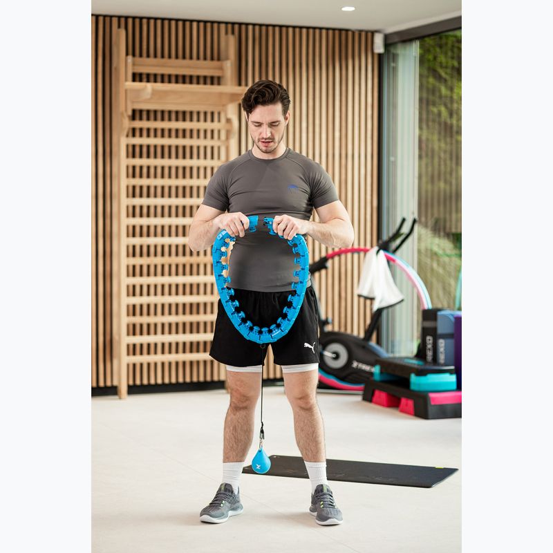 TREXO Hula-Hoop-Reifen mit Gewicht TXO-B4Z036-GN blau
