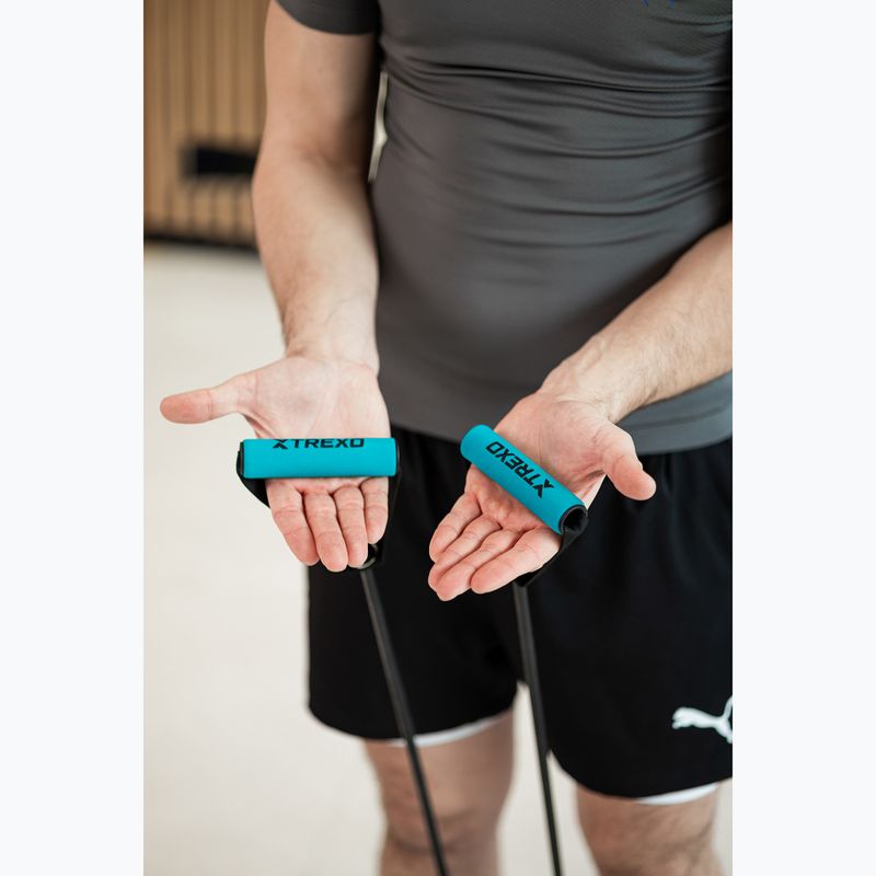 Multifunktionale Plattform mit Halterungen und Expander XTREXO faltbar TXO-B4Z045-BK Schwarz 8