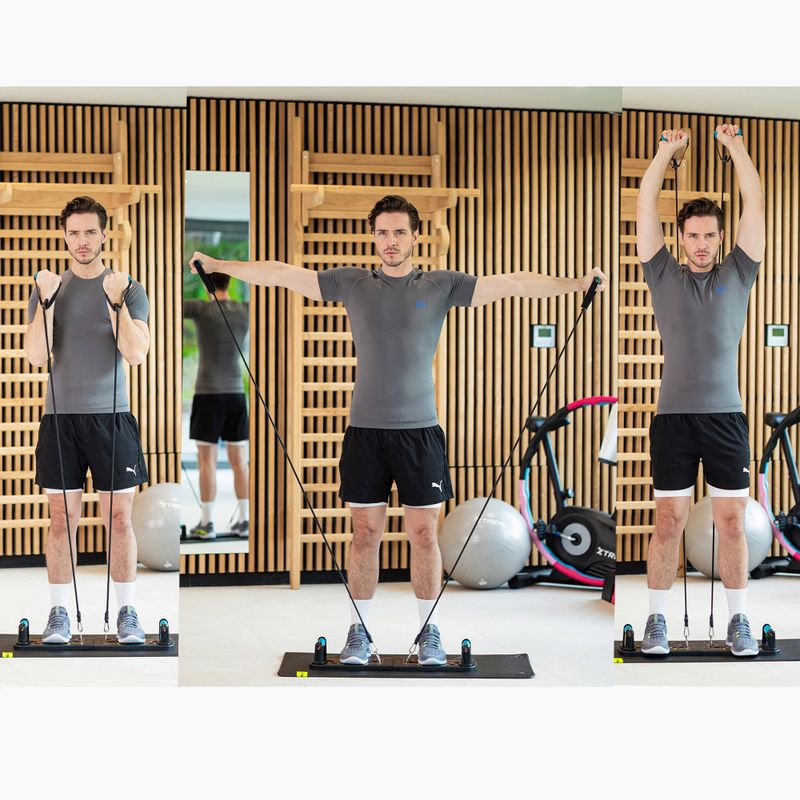 Multifunktionale Plattform mit Halterungen und Expander XTREXO faltbar TXO-B4Z045-BK Schwarz 5