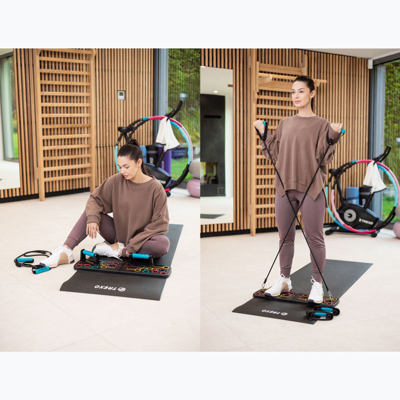 Multifunktionale Plattform mit Halterungen und Expander XTREXO faltbar TXO-B4Z045-BK Schwarz 7