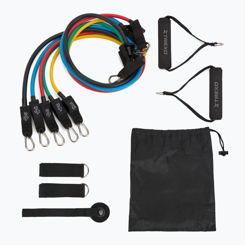 Gummiexpander-Set XTREXO TXO-B4Z055-ALL multicolour