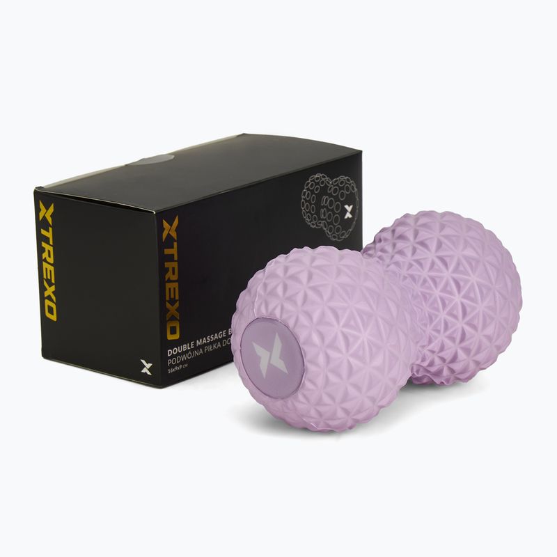 Doppel-Massageball XTREXO TXO-B4Z075-VT Lila 4