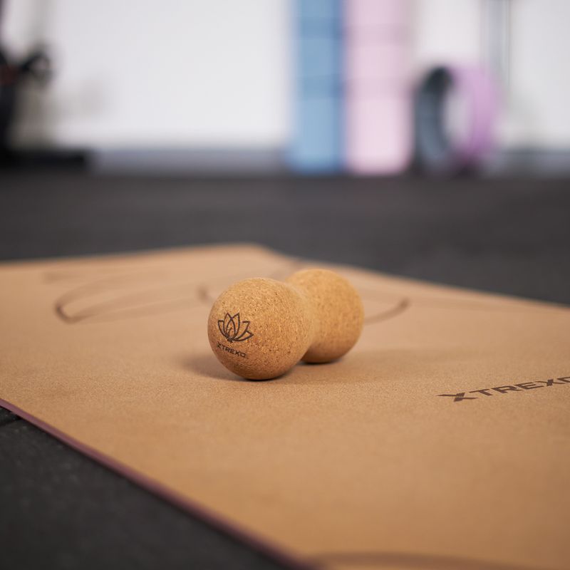 Doppel-Massageball XTREXO aus Kork TXO-B4Z082-NC natürlich 4