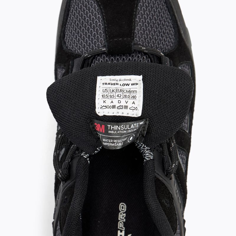 Herren-Trekking-Schuhe KADVA Traver Low WaterProof schwarz 12