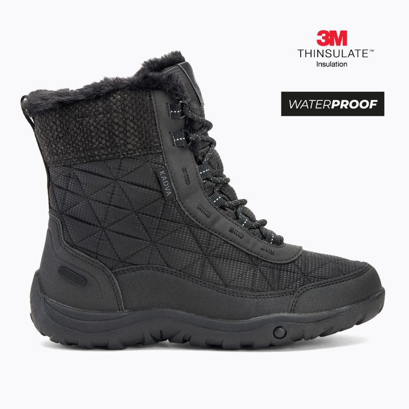 Damen-Winterstiefel KADVA Rava Mid WaterProof 3M Thinsulate schwarz 2