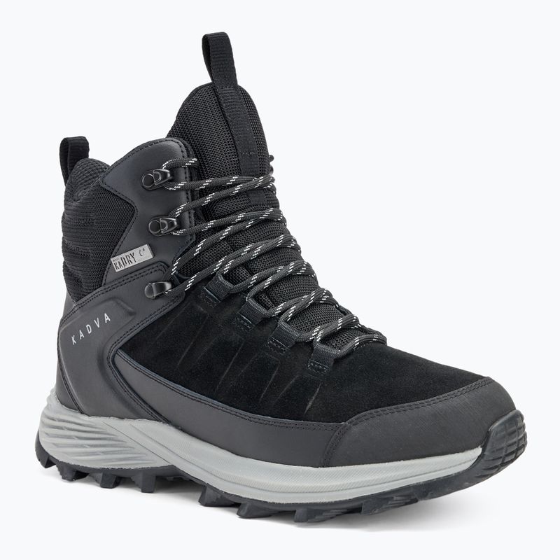 Herren-Trekkingstiefel KADVA Ascent Mid WaterProof schwarz
