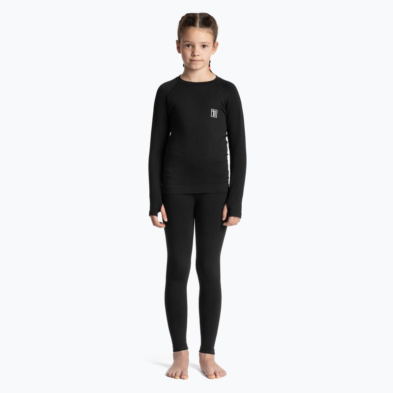 OneTeam Achill Jr Thermowäsche-Set für Kinder schwarz 2