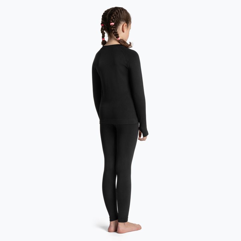 OneTeam Achill Jr Thermowäsche-Set für Kinder schwarz 10