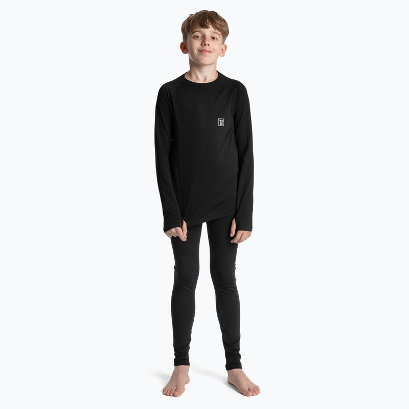 OneTeam Achill Jr Thermowäsche-Set für Kinder schwarz 18