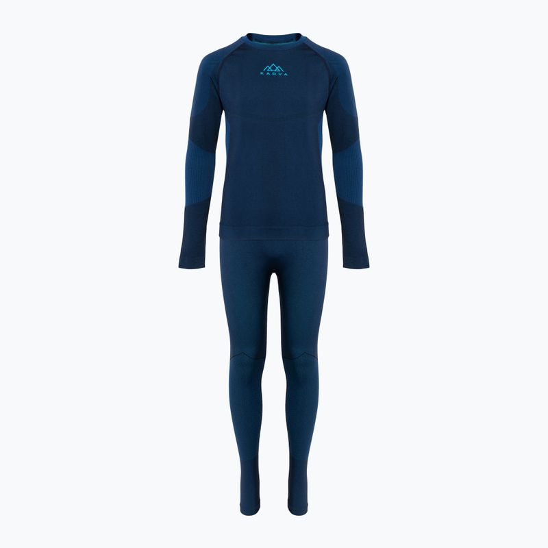 Kinder-Thermounterwäsche-Set KADVA Frosty Jrb Set nahtlos in Marineblau 6