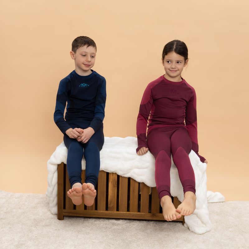Kinder-Thermounterwäsche-Set KADVA Frosty Jrg Set nahtlos rosa 8