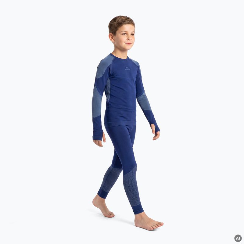 Kinder-Thermounterwäsche-Set KADVA Frosty Jrb Set nahtlos in Marineblau 4