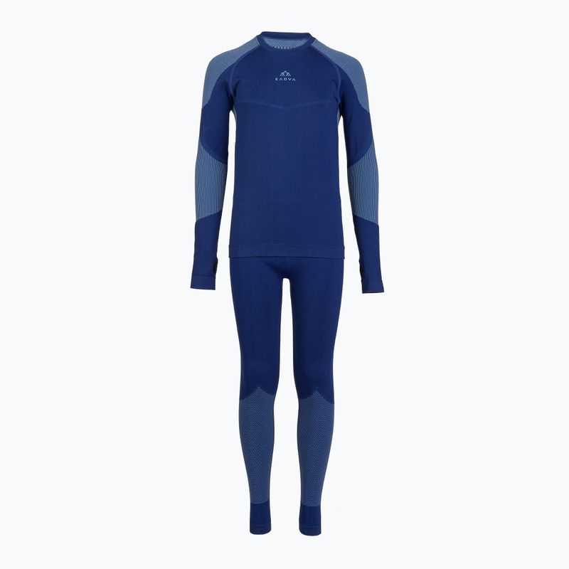 Kinder-Thermounterwäsche-Set KADVA Frosty Jrb Set nahtlos in Marineblau 8