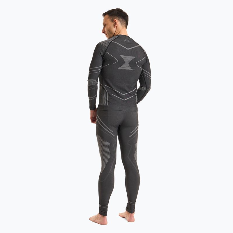 Herren Thermounterwäsche-Set KADVA Streif Set nahtlos schwarz 3