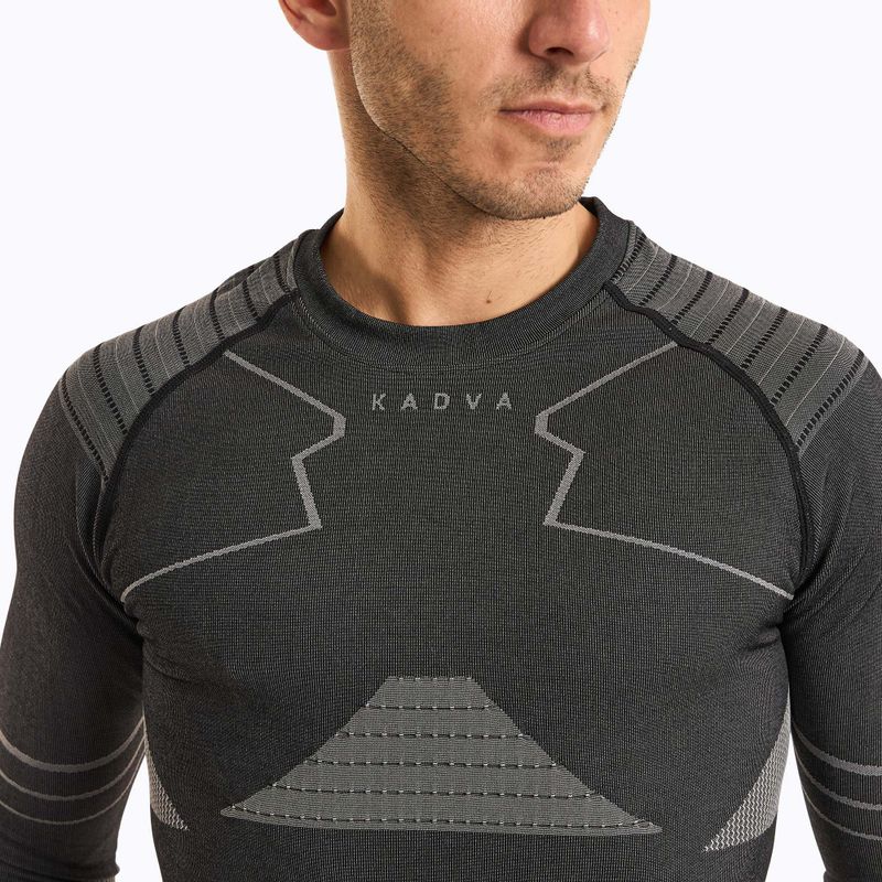 Herren Thermounterwäsche-Set KADVA Streif Set nahtlos schwarz 6