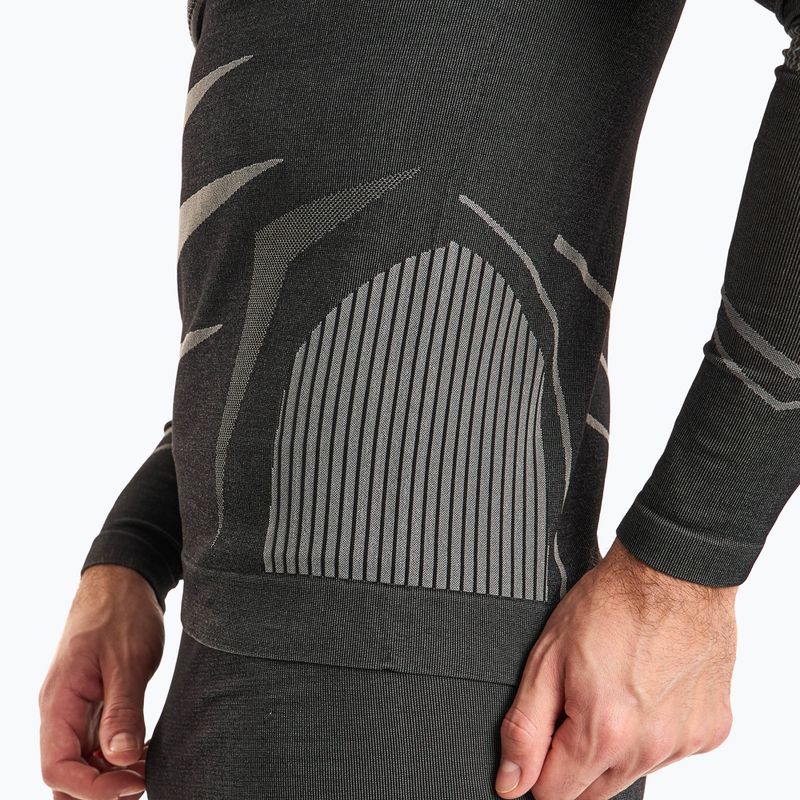 Herren Thermounterwäsche-Set KADVA Streif Set nahtlos schwarz 7