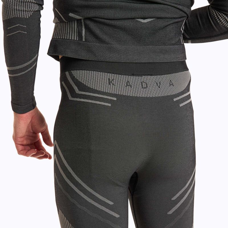 Herren Thermounterwäsche-Set KADVA Streif Set nahtlos schwarz 9