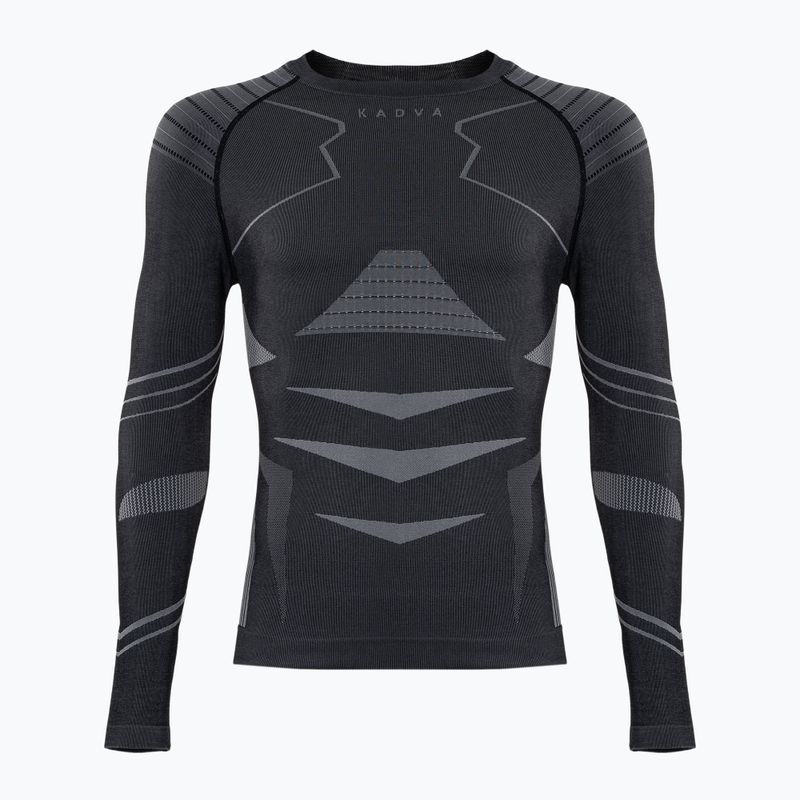 Herren Thermounterwäsche-Set KADVA Streif Set nahtlos schwarz 16