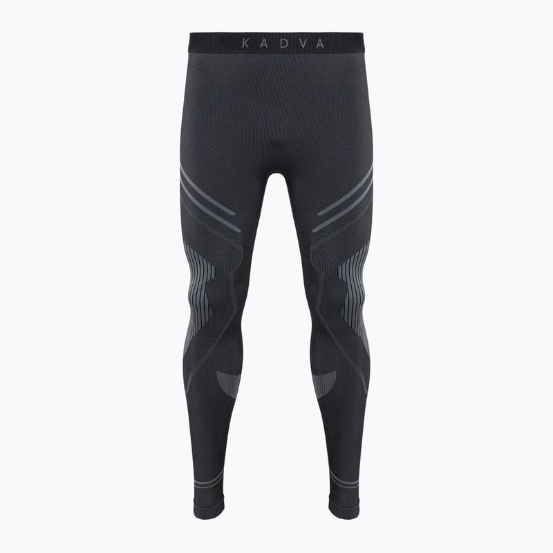Herren Thermounterwäsche-Set KADVA Streif Set nahtlos schwarz 20