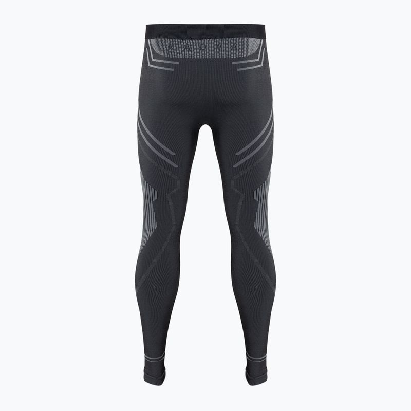 Herren Thermounterwäsche-Set KADVA Streif Set nahtlos schwarz 21
