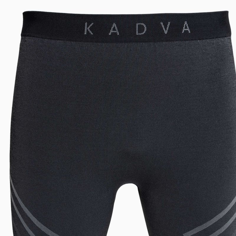 Herren Thermounterwäsche-Set KADVA Streif Set nahtlos schwarz 22