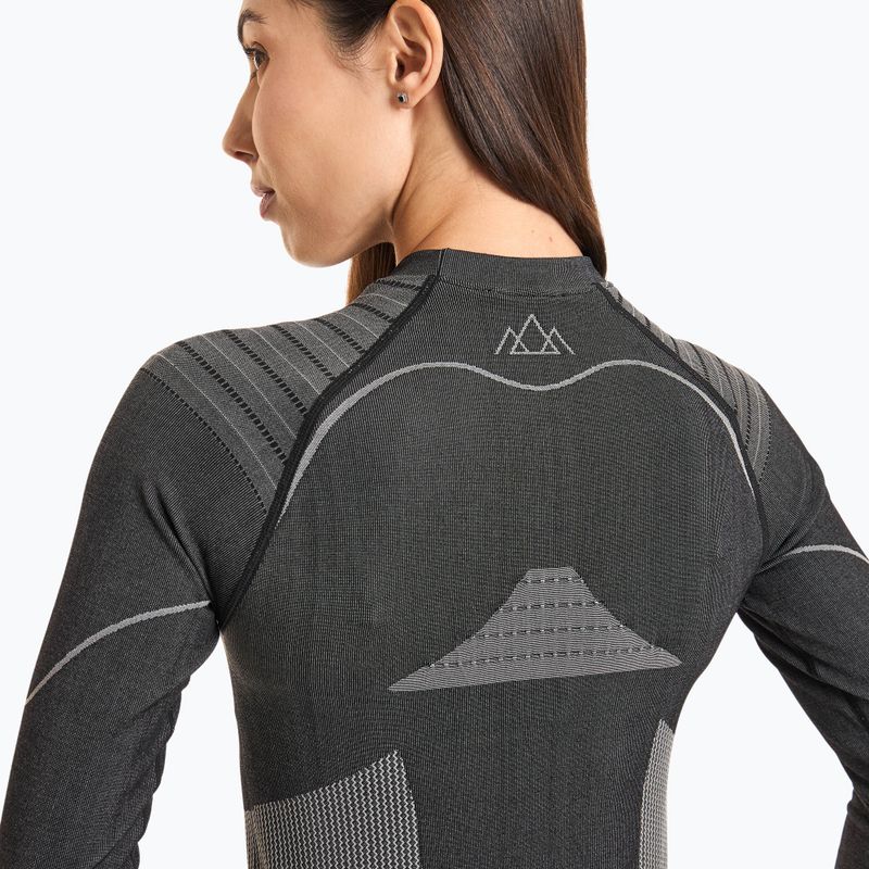 Damen Thermounterwäsche-Set KADVA Streif W Set nahtlos schwarz 6