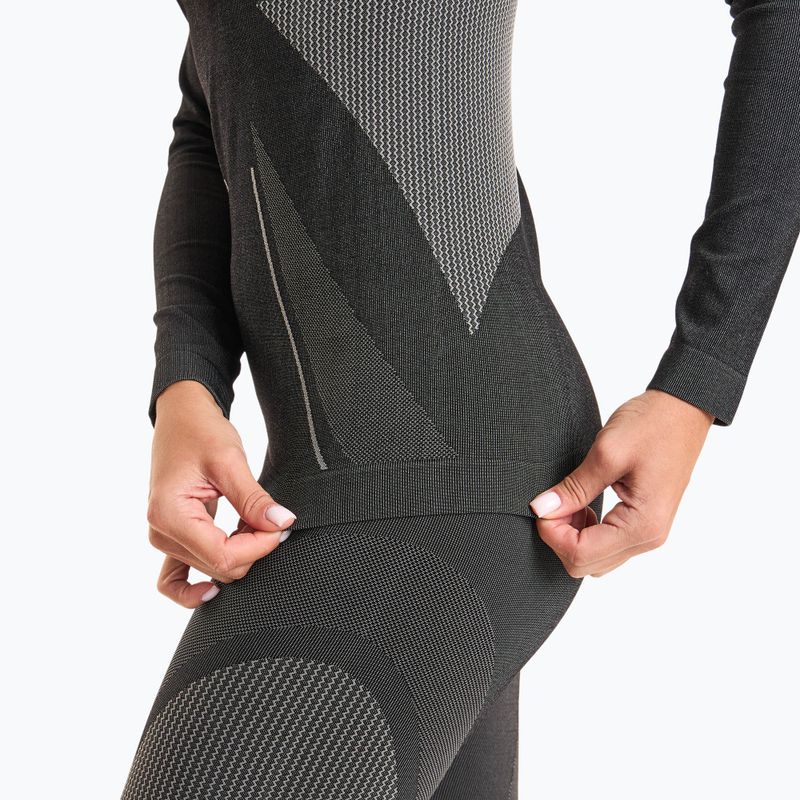 Damen Thermounterwäsche-Set KADVA Streif W Set nahtlos schwarz 7