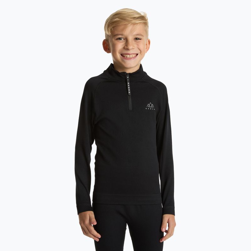 Kinder-Thermounterwäsche-Set KADVA Tyros Set Jr nahtlos schwarz 4