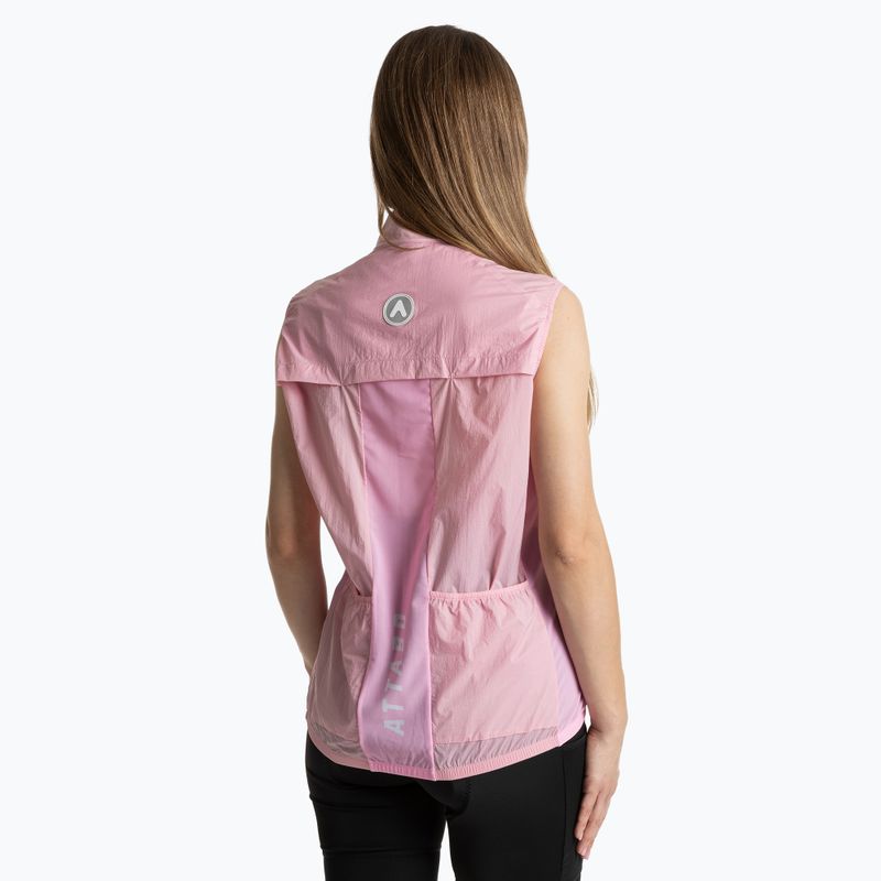 Damen Fahrradweste ATTABO Cahayo Vest Windproof rosa 2