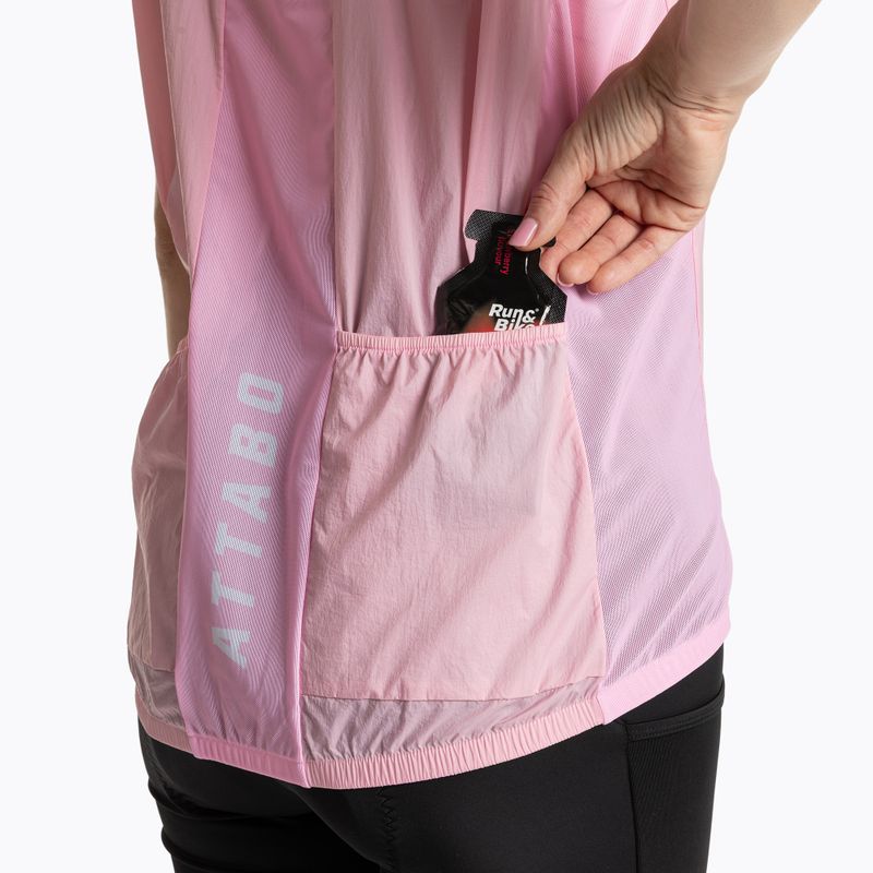 Damen Fahrradweste ATTABO Cahayo Vest Windproof rosa 5