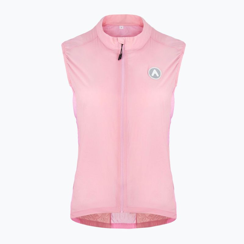 Damen Fahrradweste ATTABO Cahayo Vest Windproof rosa