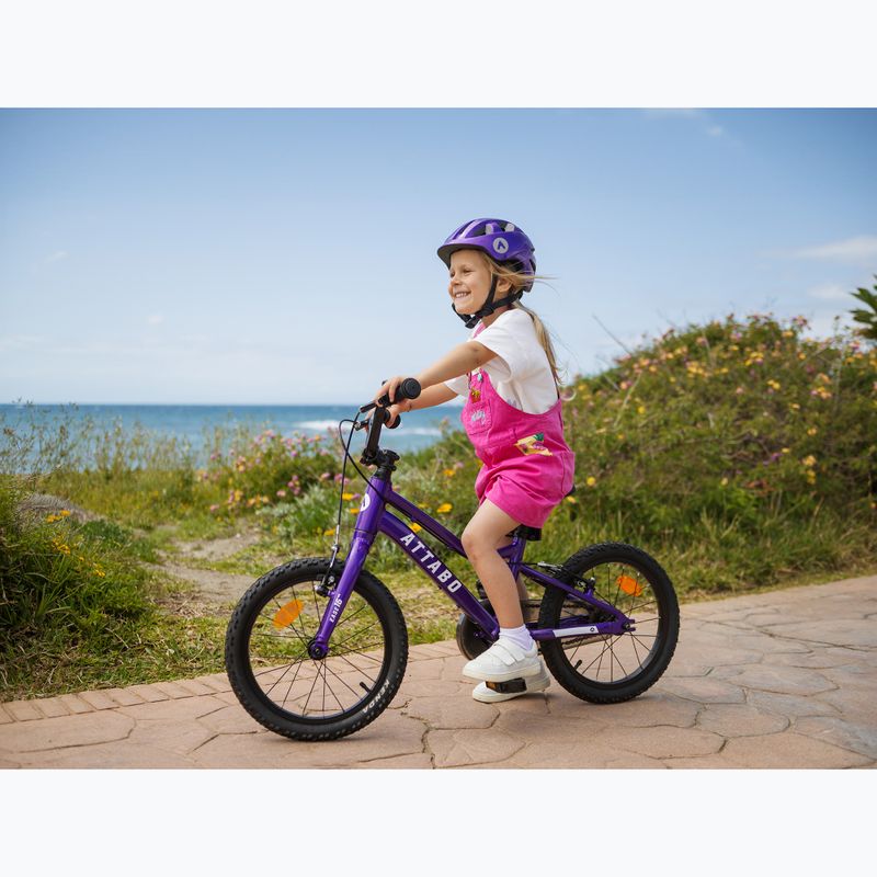 Kinderfahrrad ATTABO EASE 16" lila 3