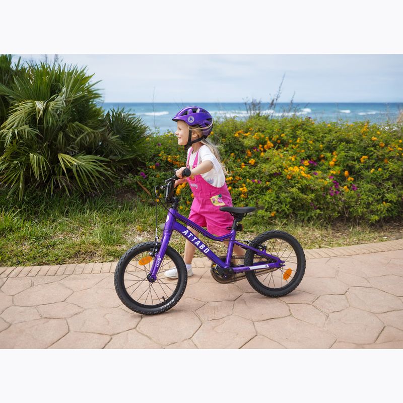 Kinderfahrrad ATTABO EASE 16" lila 6