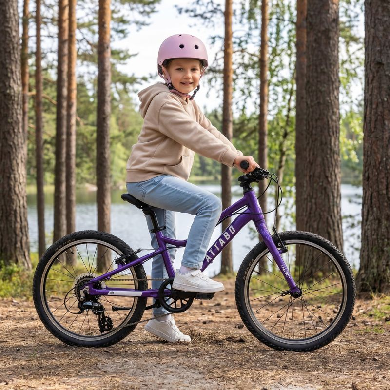Kinderfahrrad ATTABO EASE 20" lila 4