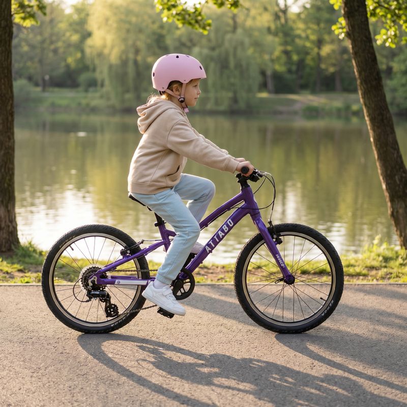 Kinderfahrrad ATTABO EASE 20" lila 7
