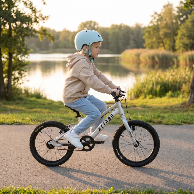 Kinderfahrrad ATTABO EASE 16" B silber 4