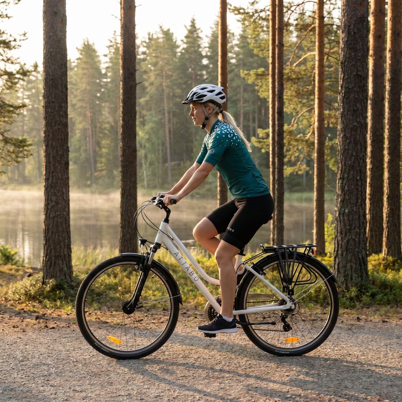 Damen-Trekkingrad ATTABO Trekking 17" weiß 4